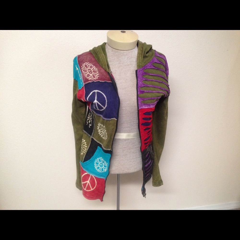 Kpc Nepal Tribal Jacket Hoodie Sweater View 4